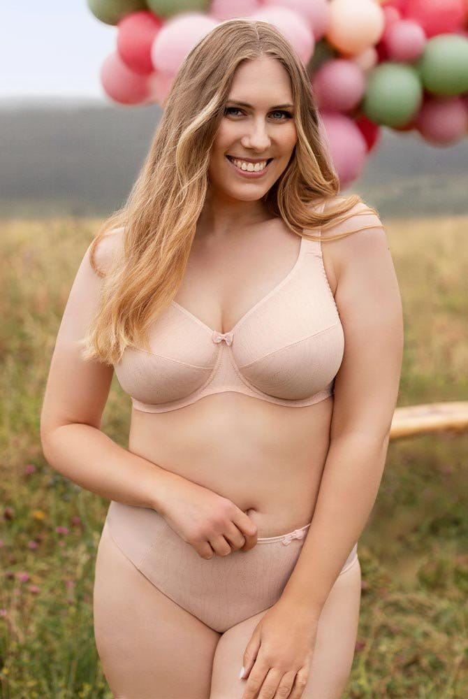 Ulla Bügel-BH Liv 2623 sparkling rose mit Slip