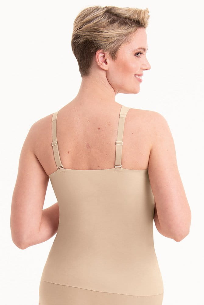 Anita Essential Hemd mit Schale 0654 in Farbe desert - Rückansicht