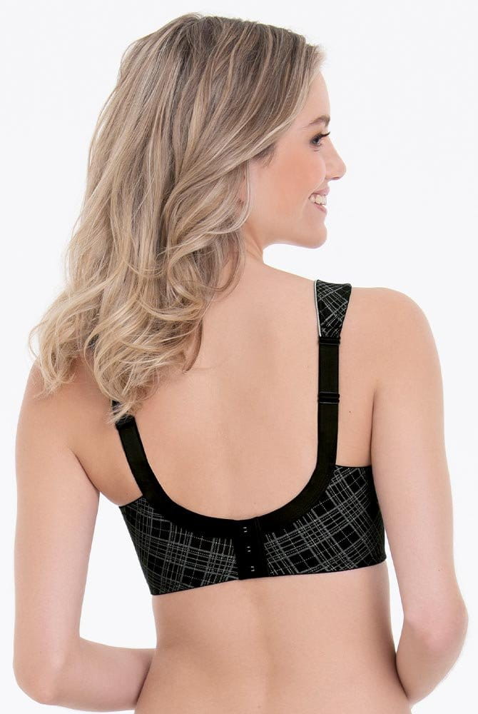 ROSA FAIA Bügel-BH Twin Art gemoldet 5246 black grey - Rückansicht