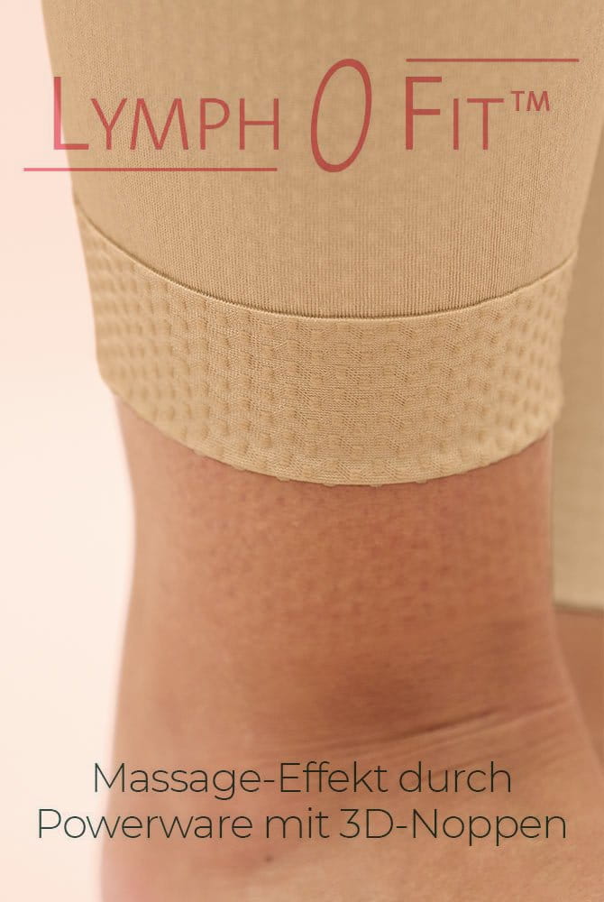 Lymph-O-Fit Material mit Massage-Noppen in der Nahansicht