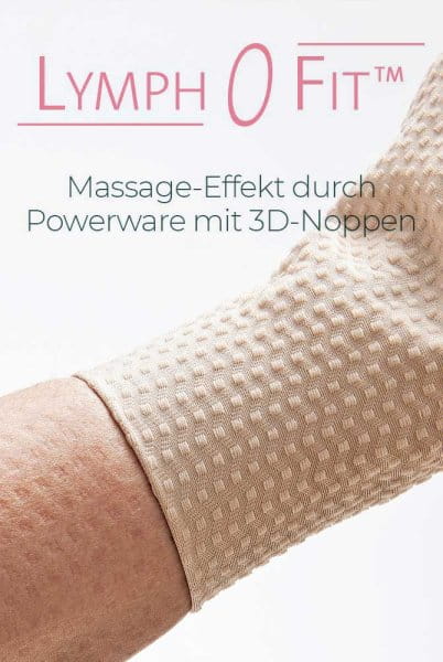 Lymph-O-Fit Material in der Nahansicht