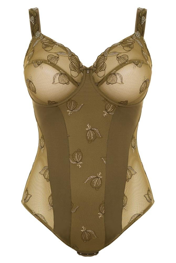 Ulla Body 7573 dark olive - Vorderansicht