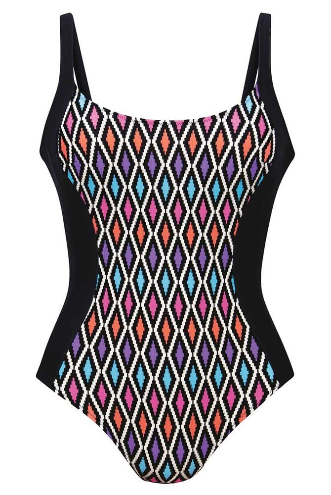 ANITA Badeanzug Mette 7223 Rombi Grafica