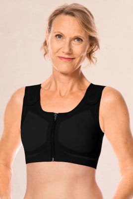 Amoena Prothesen-BH Lymph Flow SB FC 44816 schwarz - Vorderansicht