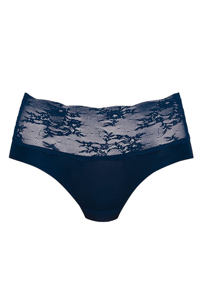 Anita Essential Lace High Waist Slip 1304 in maritim blue - Vorderansicht