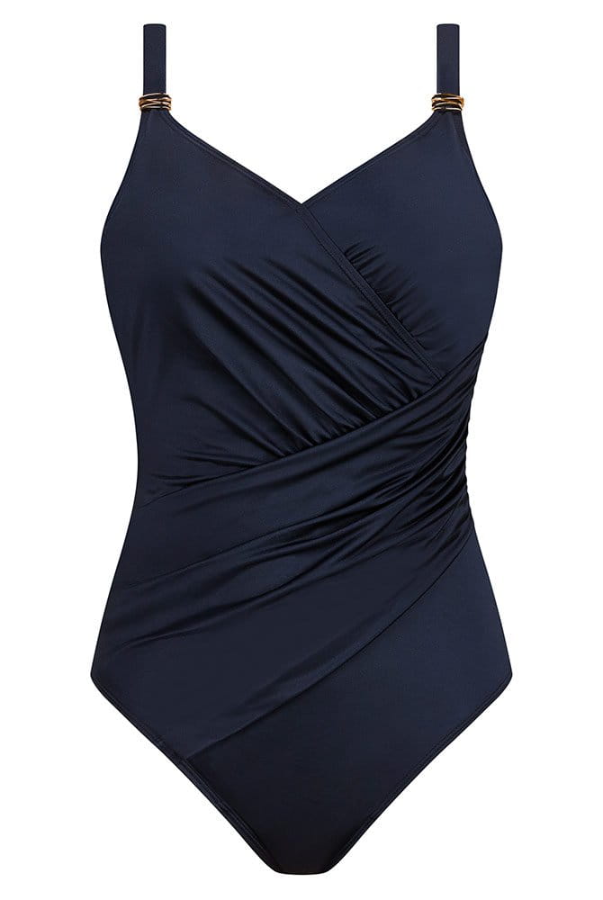 Amoena Prothesen-Badeanzug Lazio HB 71814 dunkelblau - Vorderansicht