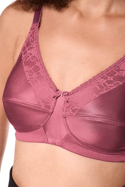 Amoena Prothesen-BH Nancy SB 45100 dark rouge - Nahansicht