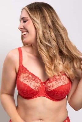 Ulla BH Jasmin 2723 mohnrot