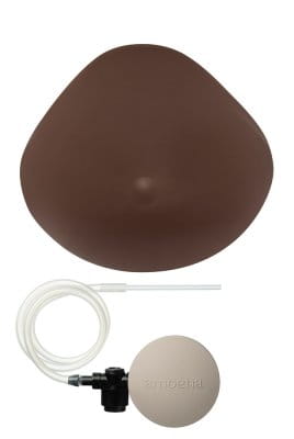 Amoena Brustprothese Adapt Air Xtra Light 1SN 328 ebony - Vorderansicht