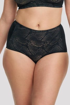 Susa Miederslip Sevilla 702 schwarz - Vorderansicht