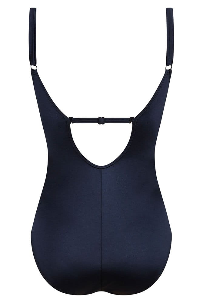 Amoena Prothesen-Badeanzug Lazio OP 71813 dunkelblau/multi - Rückansicht