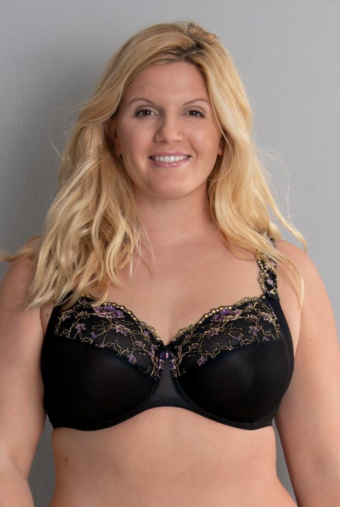 Rosa Faia Bügel-BH Colette Big Cup 5249 schwarz - Vorderansicht