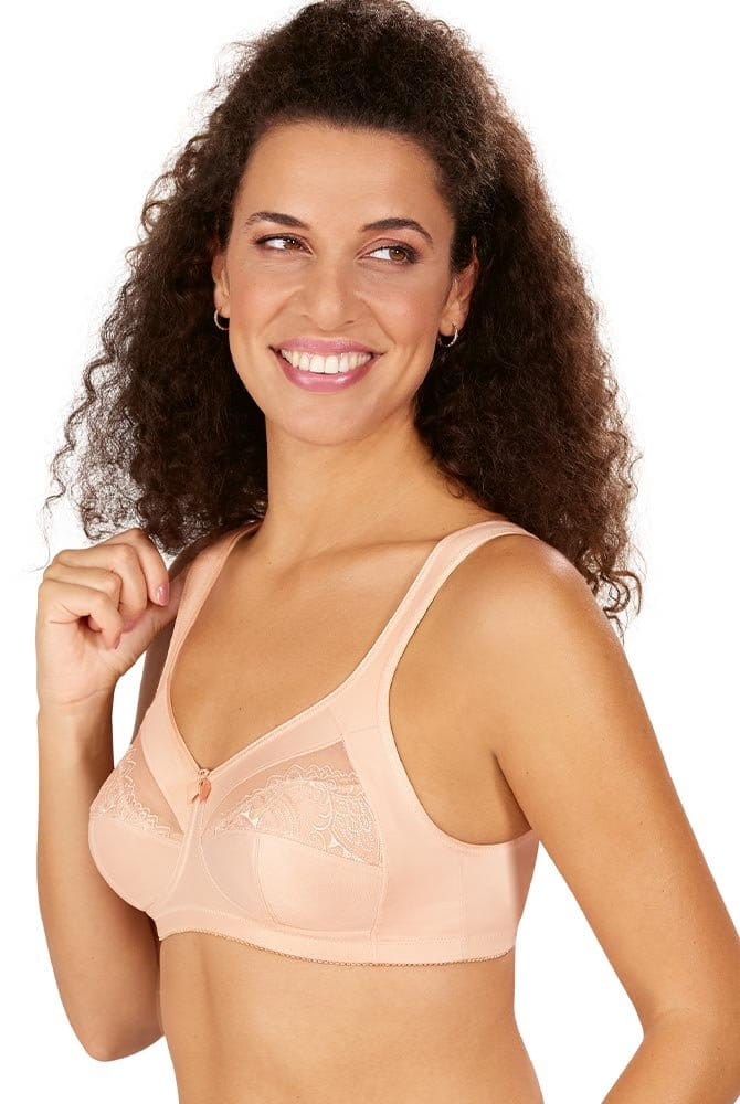 Amoena Prothesen-BH Isadora-SB 44804 rose nude - Seitenansicht