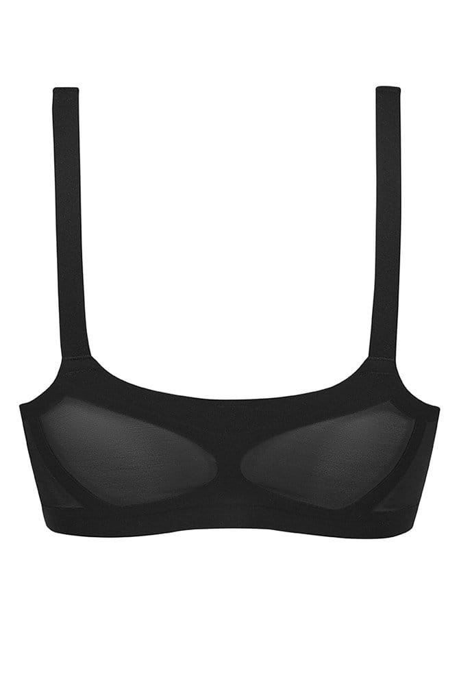 Amoena Prothesen-BH Jackie SB FC mit Vorderverschluss 45105 schwarz - Rückansicht