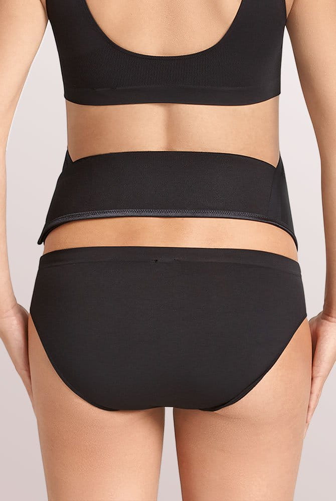 Anita Maternity BabyBelt Schwangerschafts-Gurt 1708 schwarz - Rückansicht