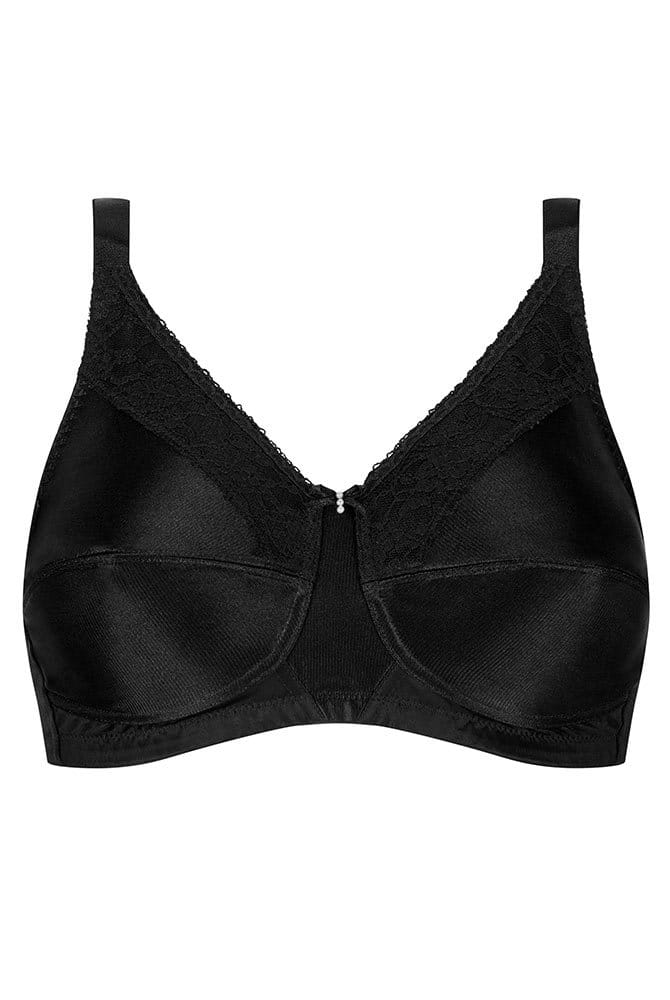 Amoena Prothesen-BH Nancy SB 44870 schwarz - Vorderansicht
