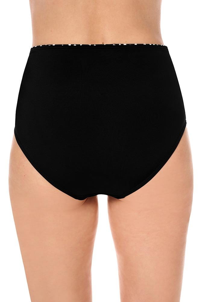 Amoena Bikinihose Manila 71660 schwarz/weiß - Rückansicht