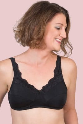 ABC Prothesen-BH Front Lace 101 schwarz