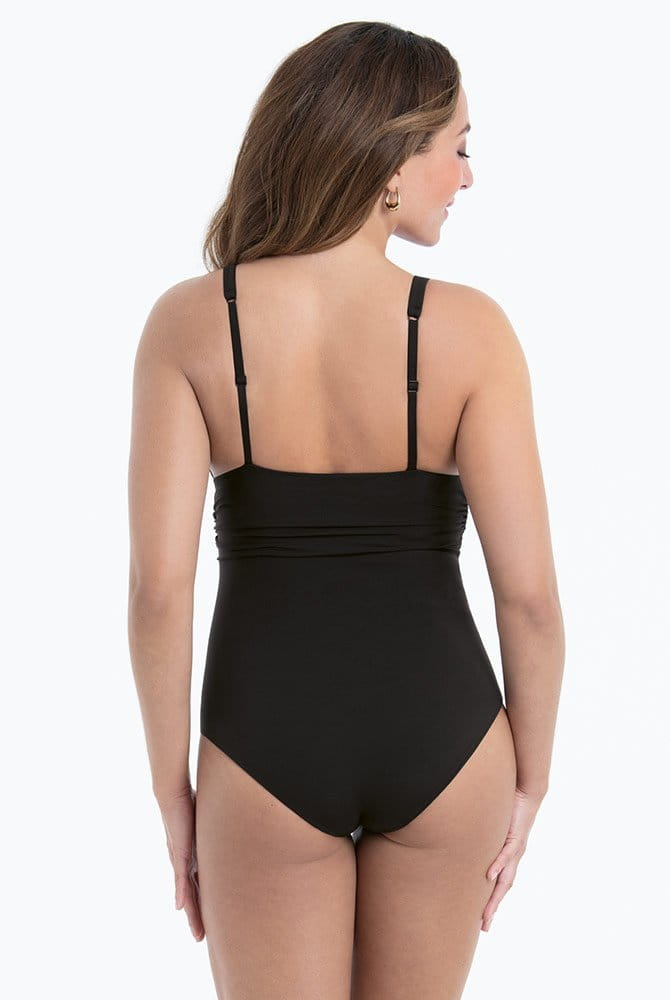 Rosa Faia Badeanzug Pure Suit Luxe 7781 schwarz - Rückansicht