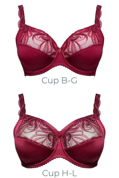 Ulla Bügel-BH Carmen 2523 2526 bordeaux