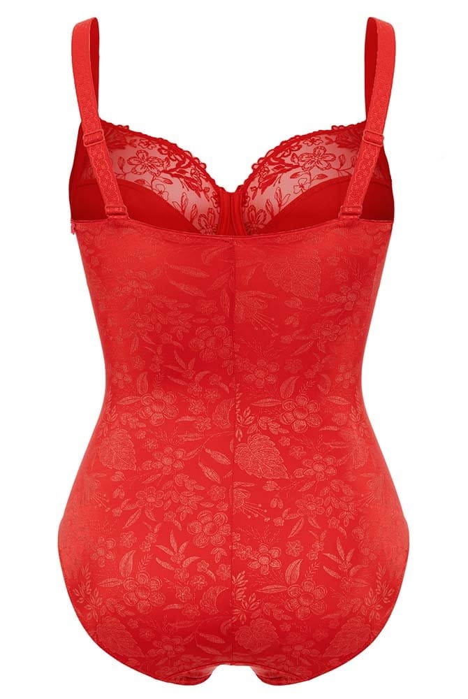 Ulla Body Jasmin 2773 mohnrot - Rückansicht
