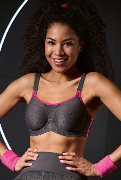 Anita active Sport-BH performance wireX 5599 anthrazit/pink