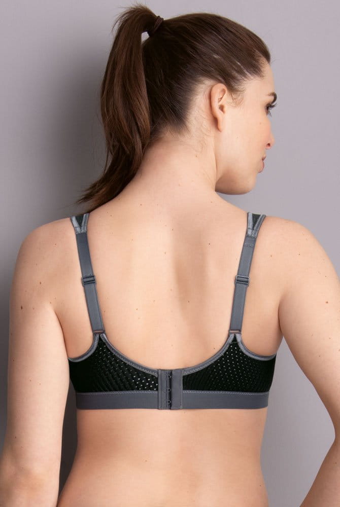 Anita Active Sport-BH performance 5566 schwarz anthrazit - Rückansicht