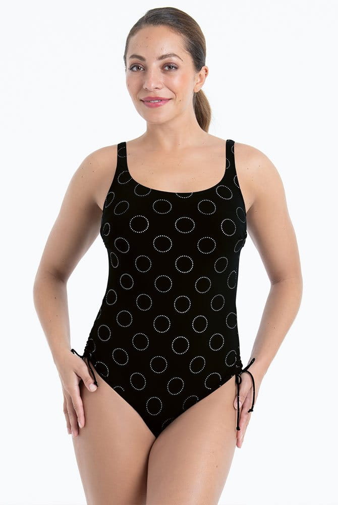 Anita Care Prothesen-Badeanzug Tavira Silver Pearls 6229 - Vorderansicht