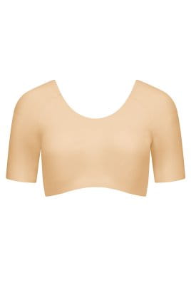 Amoena Prothesen-BH Luisa SB SL mit Ärmeln 45106 sand - Vorderansicht