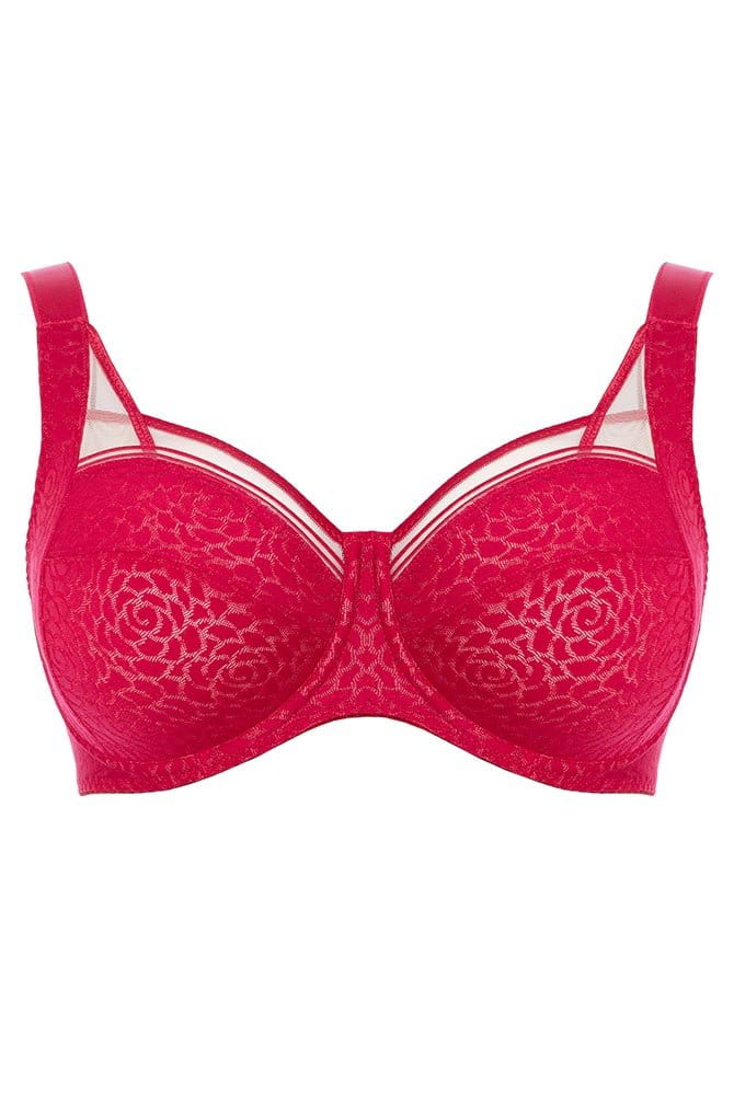 Ulla Bügel-BH Romy 1923 cranberry - Vorderansicht