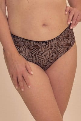 Amoena Panty Brooke 45128 black/café - Vorderansicht