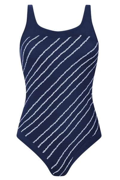 Amoena Prothesen-Badeanzug Timeless Chic 71536 - Vorderansicht