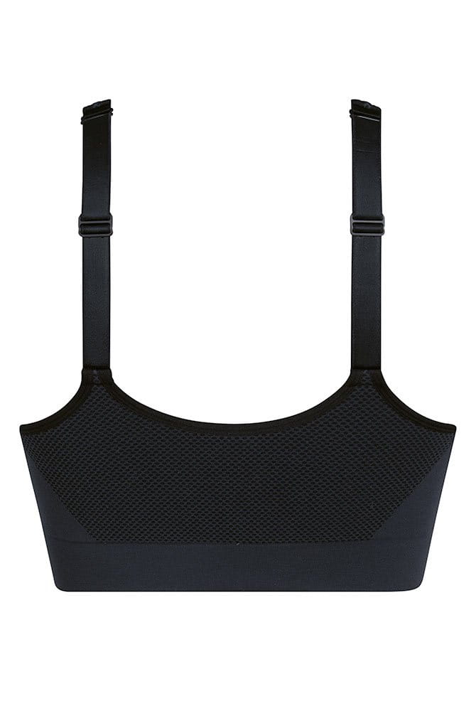 Anita Active Sport-Top EasyMove Zip 5511 carbon grey - Rückansicht