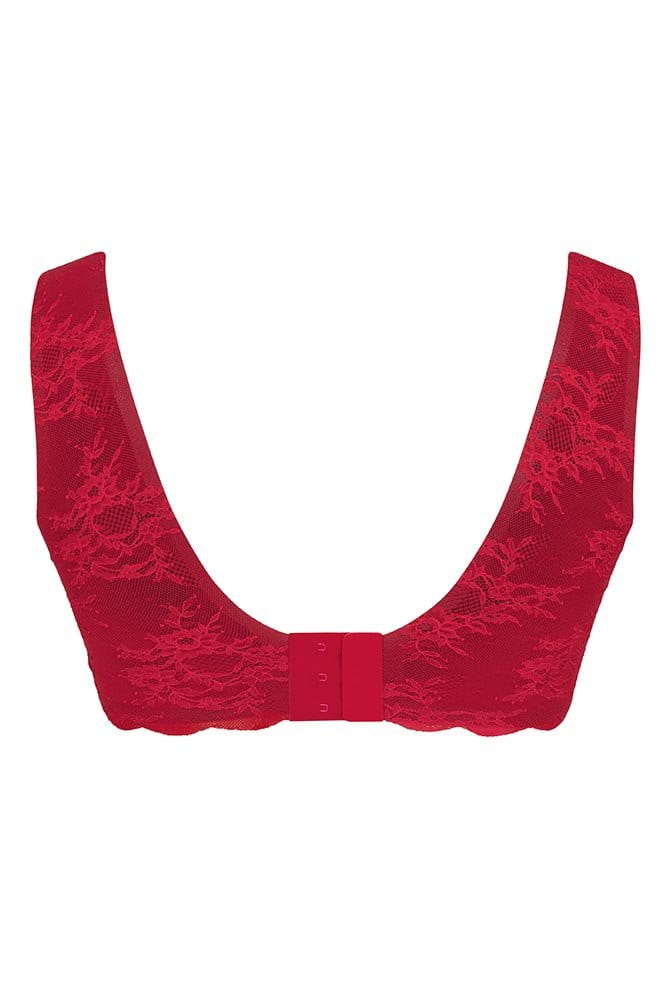 Anita Essential Lace Bralette 5400 rot - Rückansicht