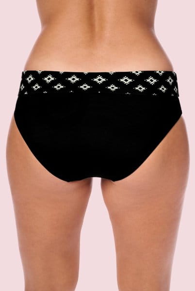 Amoena Bikinihose Palermo HW 71750 mit umgeschlagenem Bund - Rückansicht