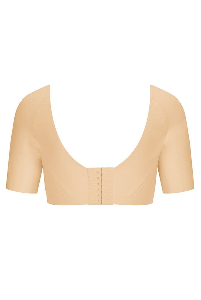 Amoena Prothesen-BH Luisa SB SL mit Ärmeln 45106 sand - Rückansicht