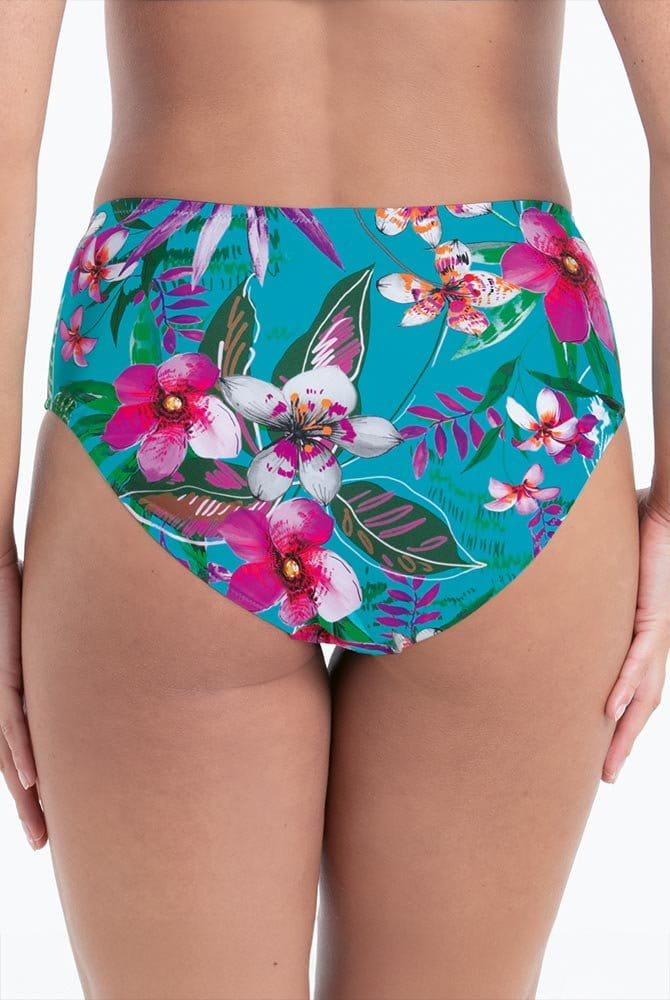 Rosa Faia Bikinihose Peggy Bottom Aloha 8830-0 capri blue - Rückansicht