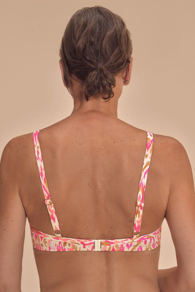 Amoena Prothesen-Bikini-Oberteil Istria SBP 71811 grapefruit/bunt - Rückansicht