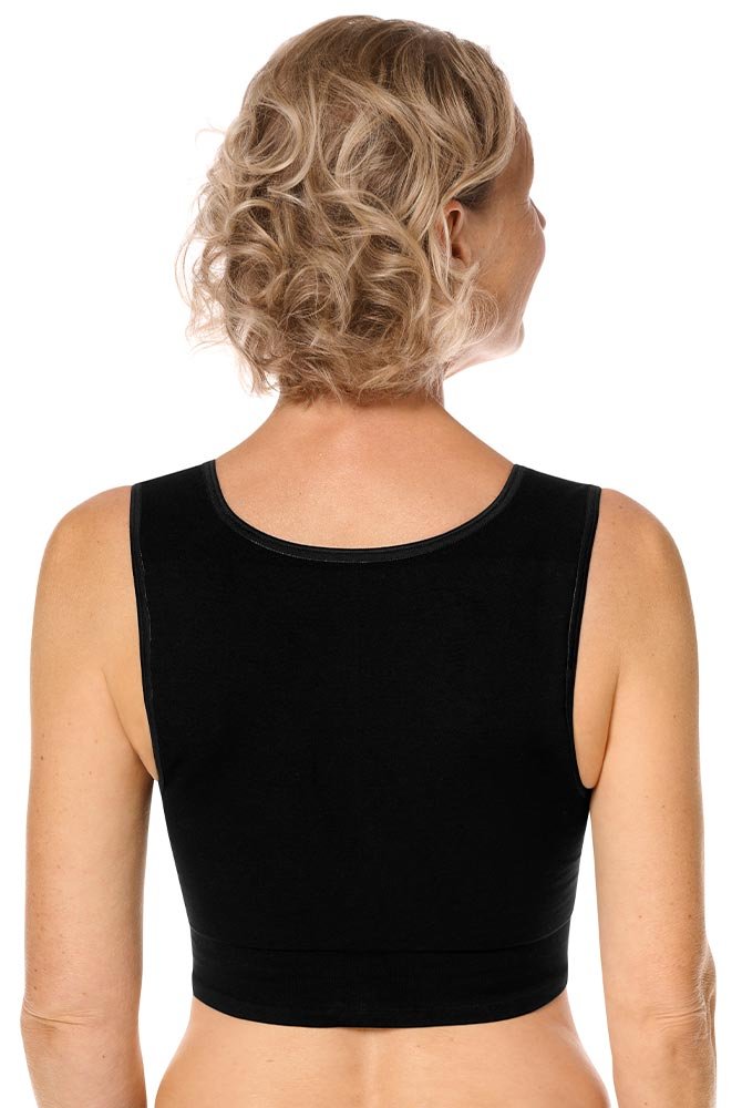 Amoena Prothesen-BH Lymph Flow Long SB FC 44815 schwarz - Rückansicht