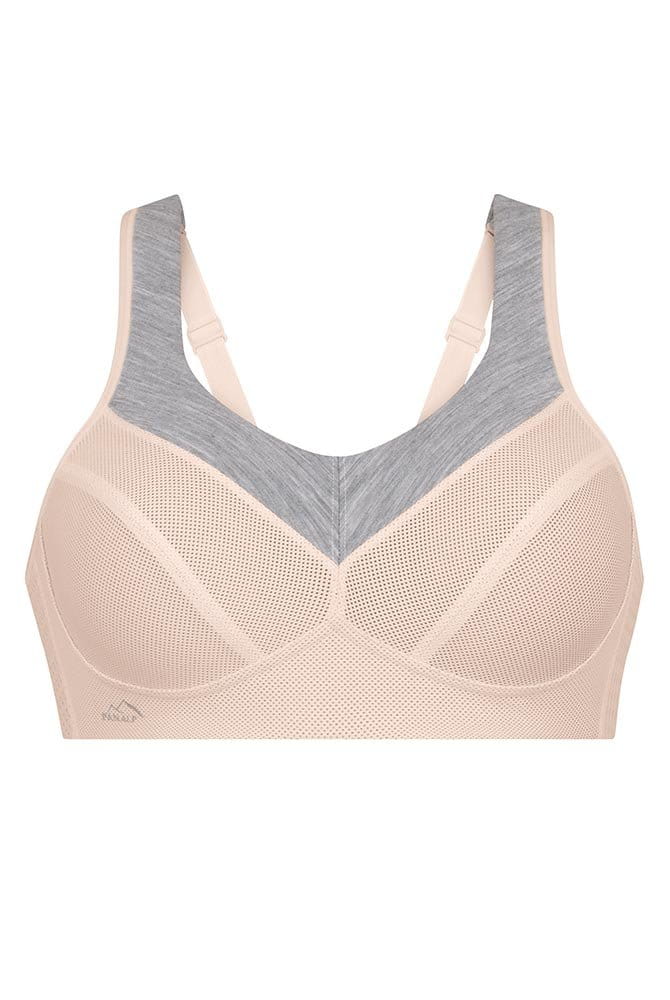 Anita active Sport-BH PanAlp wool 5555 smart rose/melange - Vorderansicht