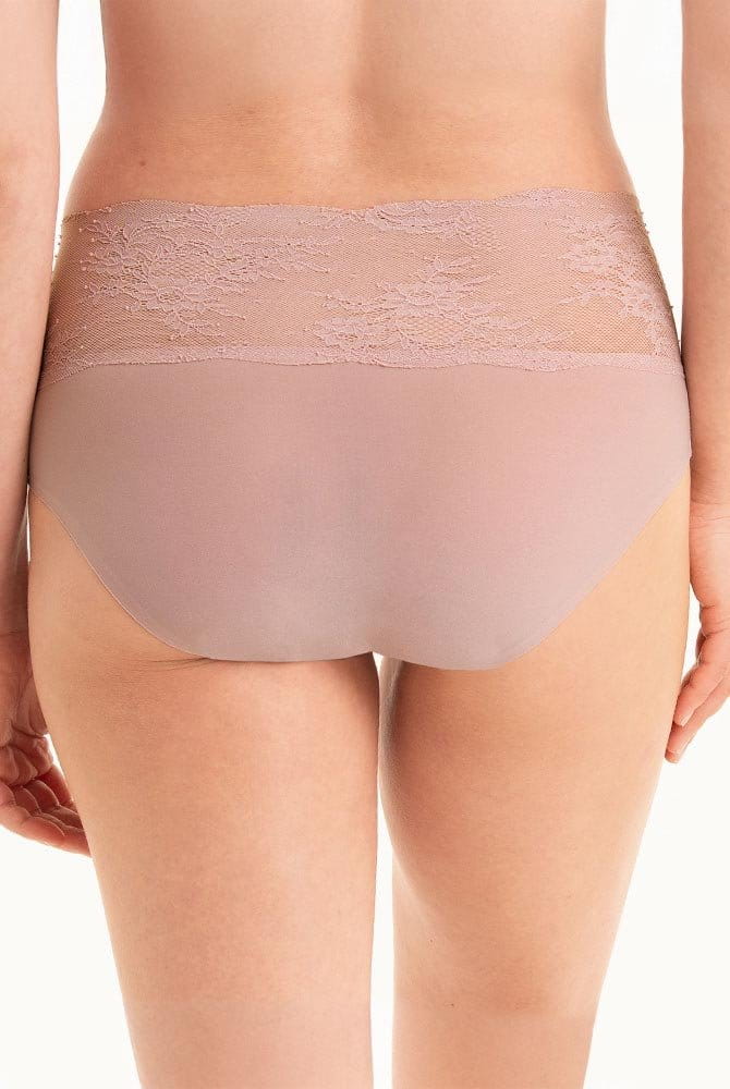 Anita Essential Lace High Waist Slip 1304 in rosewood - Rückansicht