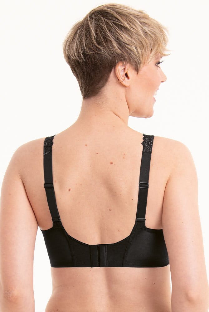 Rosa Faia Soft-BH Eloise 5296 schwarz - Rückansicht