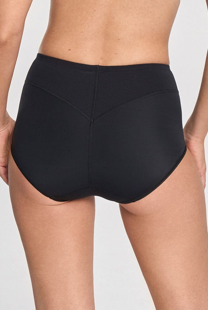 Susa Miederslip Capri 664 schwarz - Rückansicht