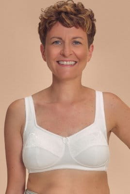 Amoena Prothesen-BH Katja SB 45116 weiß - Vorderansicht