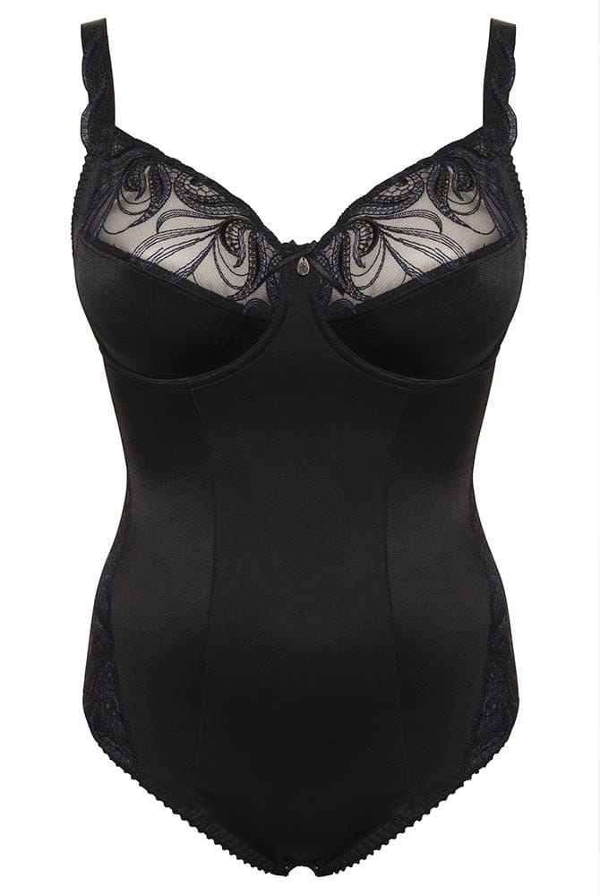 Ulla - Bügel-Body Carmen - schwarz