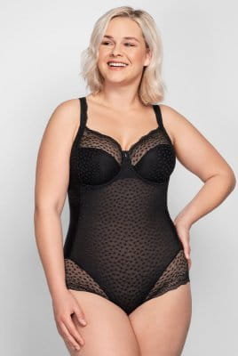 ULLA Bügel Body Josy 6773 in schwarz in der Vorderansicht