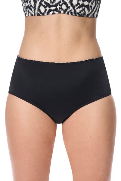 Amoena Bikinihose Salta 71783 schwarz-weiß - Vorderansicht