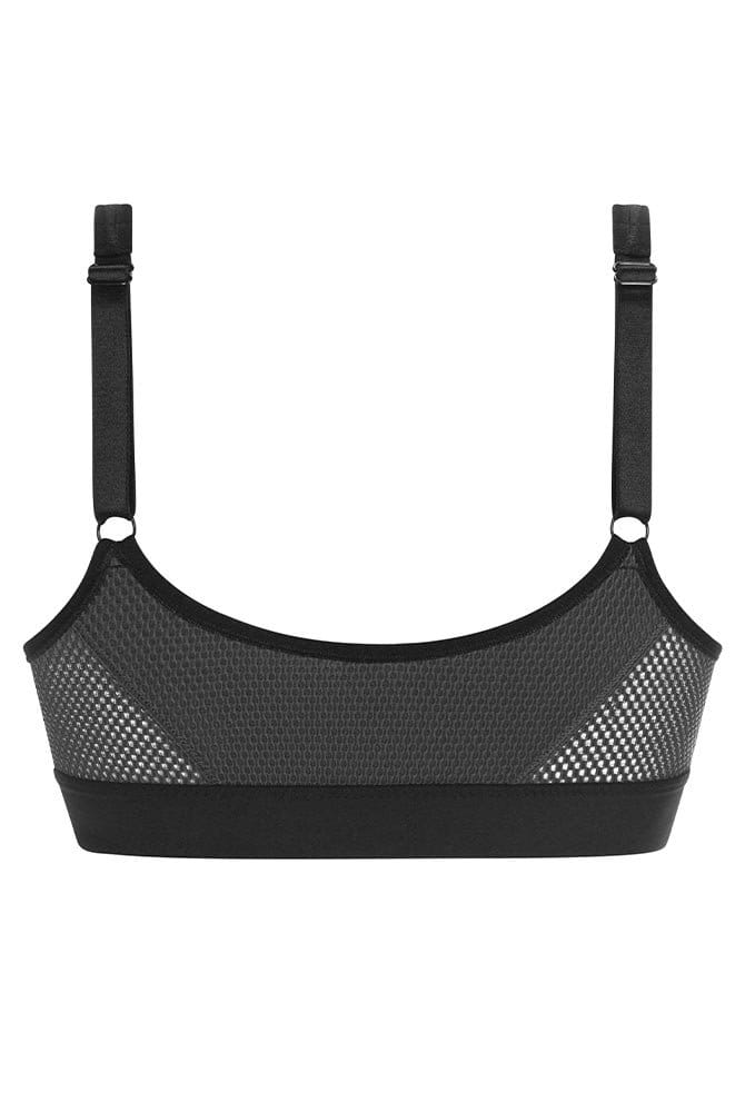 Amoena Erstversorgungs-BH Ester 42577 schwarz in der Rückansicht