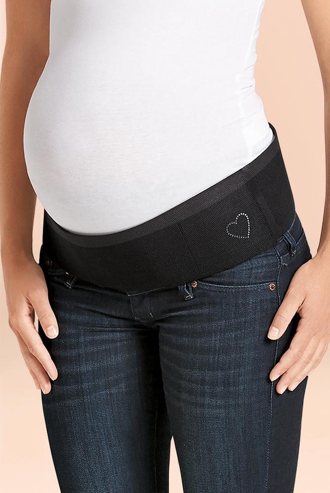 Anita Maternity BabySherpa Schwangerschafts-Gurt 1707 schwarz - Vorderansicht