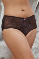 chocolate Taillenslip Fleur chocolate